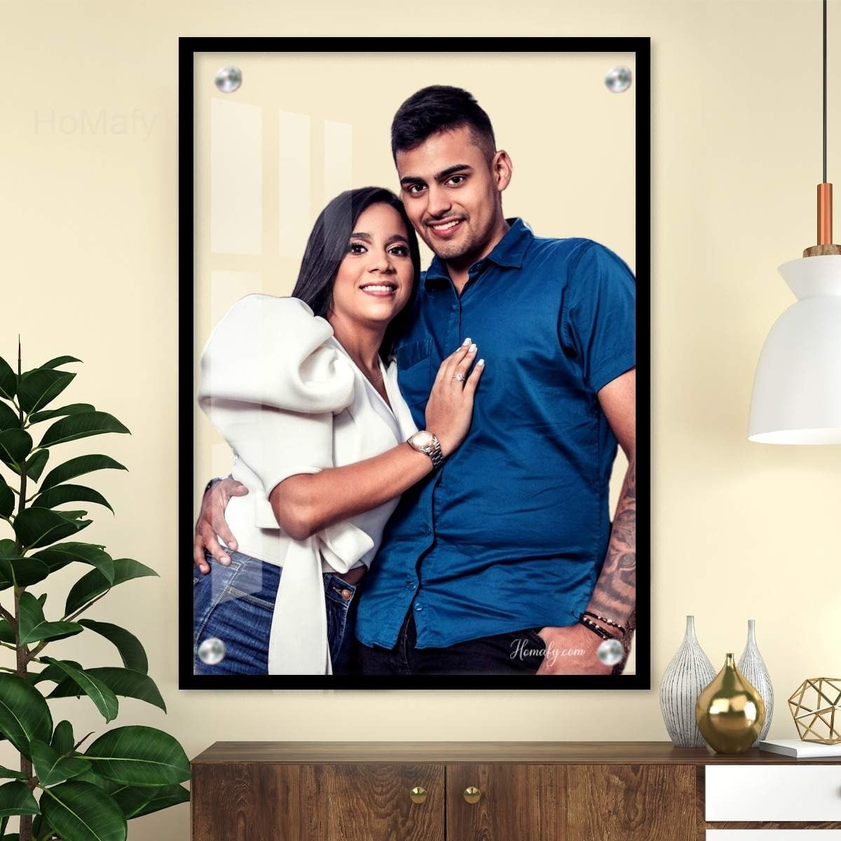 Couple Portrait Acrylic Frame